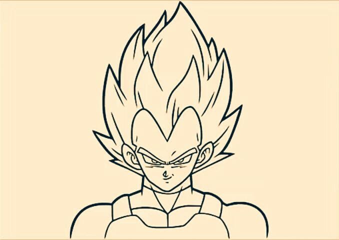 desenho fácil anime, Como desenhar a metade do rosto Goku Black fácil